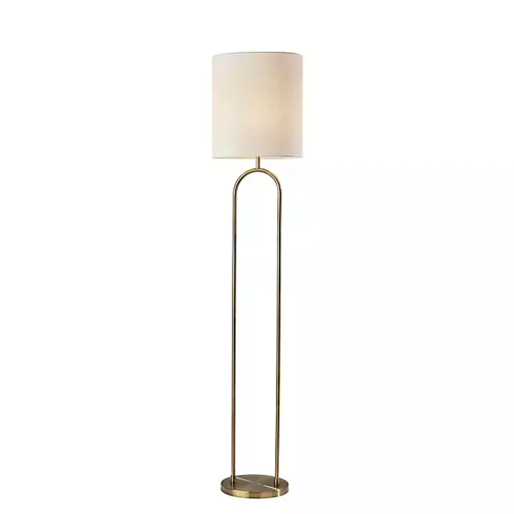 Kirklands Home Brass Metal Arch Floor Lamp Gold Discount