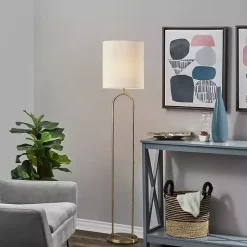 Kirklands Home Brass Metal Arch Floor Lamp Gold Discount