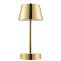 Kirklands Home Brass Rechargeable LED Table Lamp, 10 in. Gold Hot
