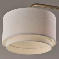 Kirklands Home Brass Two-Tiered Shade Table Lamp Gold Online