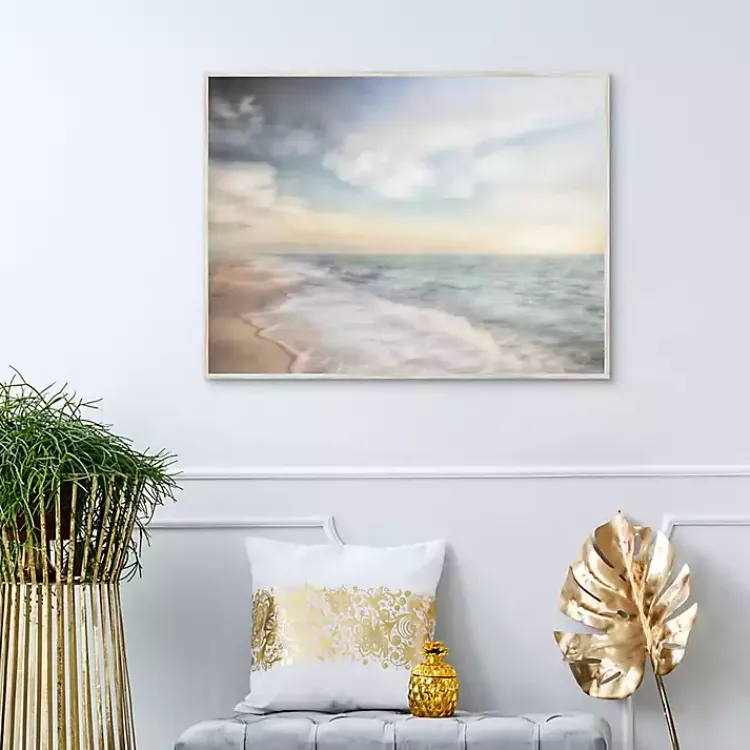 Kirklands Home Breathe Out Beach Framed Canvas Art Print Online