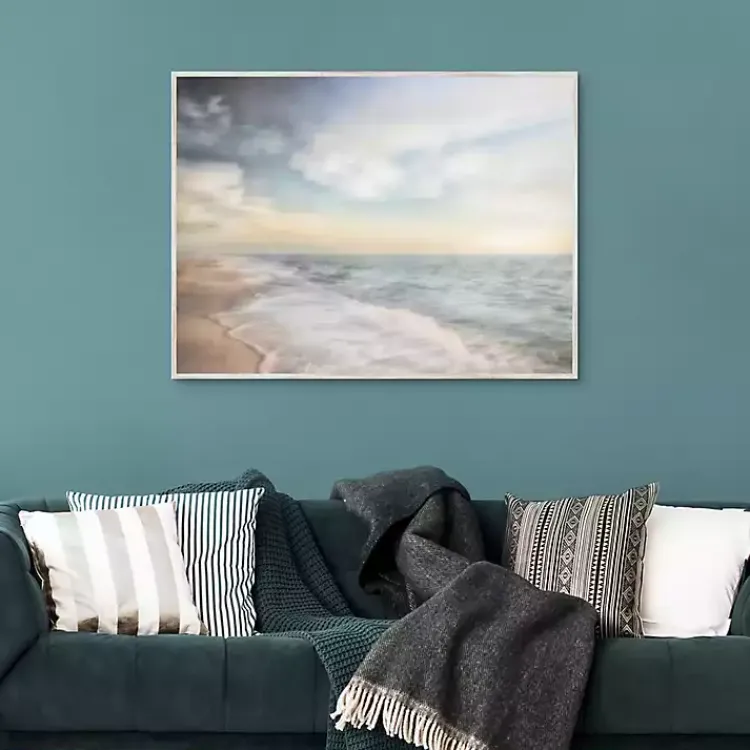 Kirklands Home Breathe Out Beach Framed Canvas Art Print Online