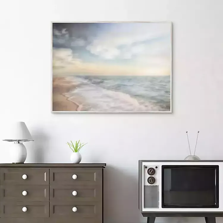 Kirklands Home Breathe Out Beach Framed Canvas Art Print Online