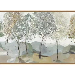 Kirklands Home Breezy Landscape Trees I Framed Canvas Art Print Best