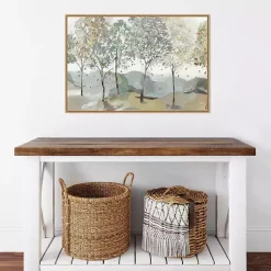 Kirklands Home Breezy Landscape Trees I Framed Canvas Art Print Best