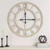 Kirklands Home Brett Beaded Wood Wall Clock Online