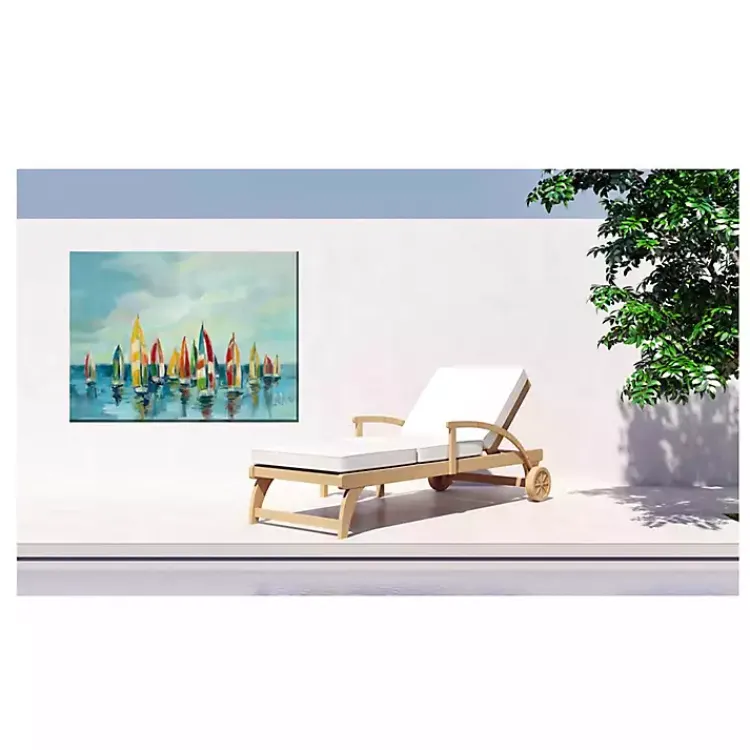 Kirklands Home Bright Sails Outdoor Canvas Art Print Hot