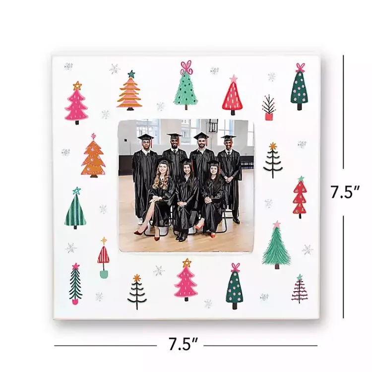 Christmas Decorations>Kirklands Home Bright Tree Whimsy Wonderland Picture Frame, 4x4