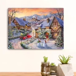 Christmas Art & Wall Decor>Kirklands Home Bringing Home the Tree Canvas Art Print Multi
