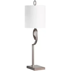 Kirklands Home Bronze Abstract Curve Table Lamp White Best