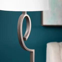 Kirklands Home Bronze Abstract Curve Table Lamp White Best