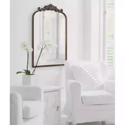 Kirklands Home Bronze Arendahl Arched Mirror, 19x31 in. Brown Hot
