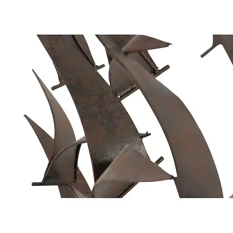 Kirklands Home Bronze Birds Metal Wall Plaque Brown Hot