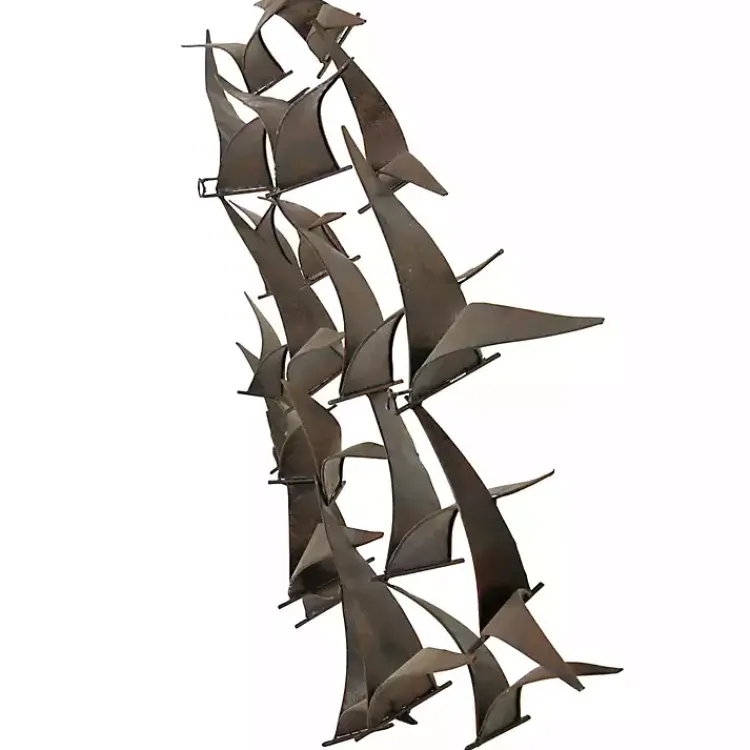 Kirklands Home Bronze Birds Metal Wall Plaque Brown Hot