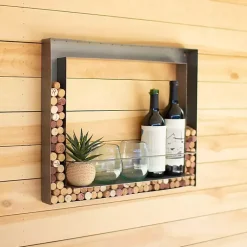 Kirklands Home Bronze Cork Holder Wall Frame Discount