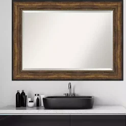 Kirklands Home Bronze Frame Beveled Mirror, 43.5x31.5 in. Discount