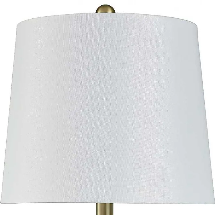 Kirklands Home Bronze Hammered Table Lamp White Sale
