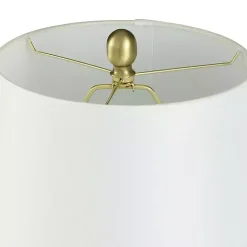 Kirklands Home Bronze Hammered Table Lamp White Sale
