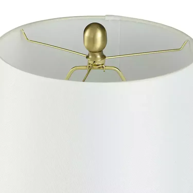 Kirklands Home Bronze Hammered Table Lamp White Sale
