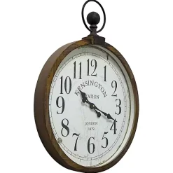 Kirklands Home Bronze Kensington Station Pocket Wall Clock Outlet