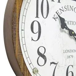 Kirklands Home Bronze Kensington Station Pocket Wall Clock Outlet