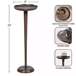 Kirklands Home Bronze Metal Alicia Accent Table Brown Best