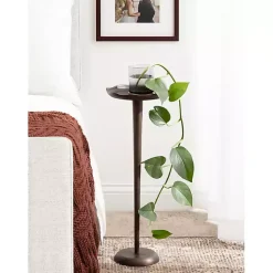 Kirklands Home Bronze Metal Alicia Accent Table Brown Best