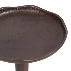 Kirklands Home Bronze Metal Alicia Accent Table Brown Best