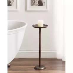 Kirklands Home Bronze Metal Alicia Accent Table Brown Best