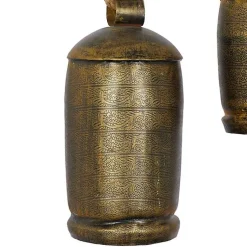 Decorative Accents>Kirklands Home Bronze Metal Hanging Bells, Set of 3 Brown