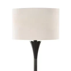 Kirklands Home Bronze Metal Hourglass Floor Lamp Brown Hot