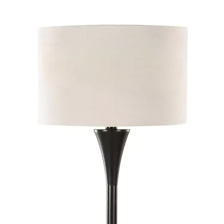 Kirklands Home Bronze Metal Hourglass Floor Lamp Brown Hot