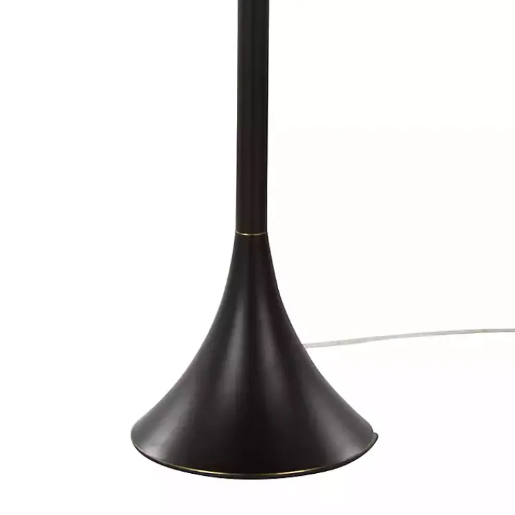 Kirklands Home Bronze Metal Hourglass Floor Lamp Brown Hot