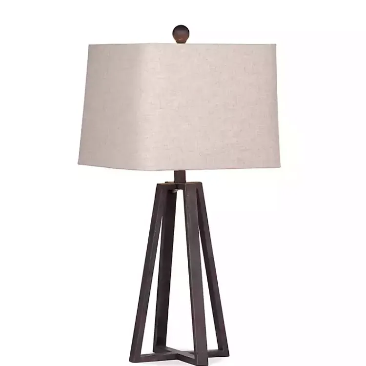 Kirklands Home Bronze Metal Industrial Table Lamp Tan Online