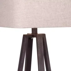 Kirklands Home Bronze Metal Industrial Table Lamp Tan Online