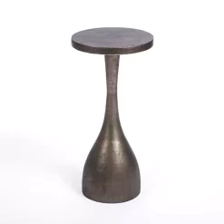 Kirklands Home Bronze Metal Tapered Cocktail Table Brown Discount