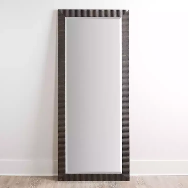 Kirklands Home Bronze Ribbed Devin Profile Mirror, 28x68 in.