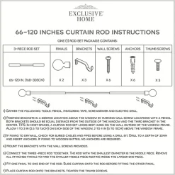 Kirklands Home Bronze Stacked Cylinder Curtain Rod, 120 in. Sale