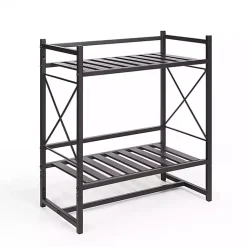 Kirklands Home Bronze 2-Tier Utility Shelf Brown Hot