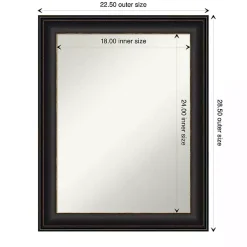 Kirklands Home Bronze Trio Oil Rubbed Decorative Framed Mirror Sale