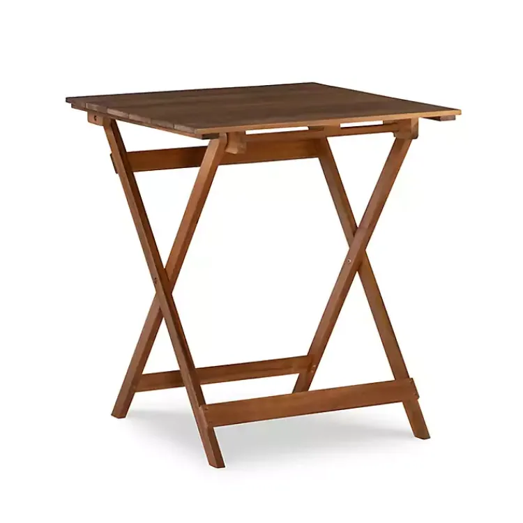 Kirklands Home Acacia Wood 3-pc. Bistro Set Brown Discount