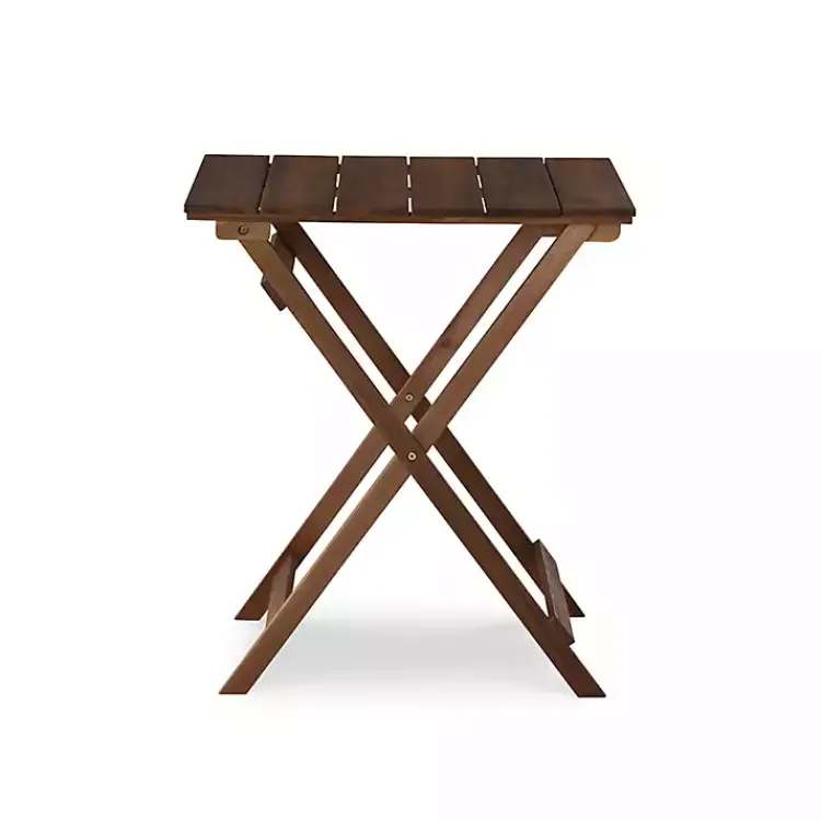 Kirklands Home Acacia Wood 3-pc. Bistro Set Brown Discount