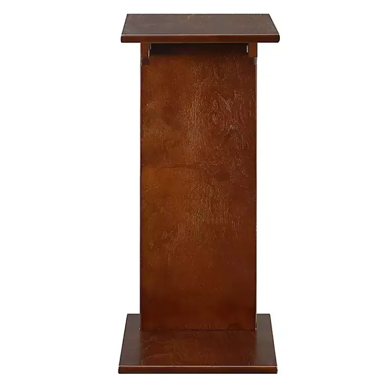 Kirklands Home Accent Table with Magazine Holder Brown Clearance