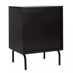 Kirklands Home and Black 2-Drawer Nightstand Brown Best