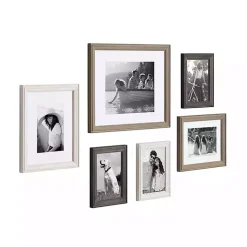 Kirklands Home Brown and Gray 6-pc. Gallery Wall Frame Set Discount