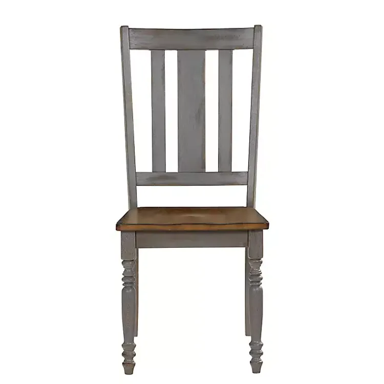 Kirklands Home and Gray Wooden Dining Chairs, Set of 2 Brown Online