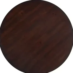 Kirklands Home Brown and White Round Wooden Dining Table Online