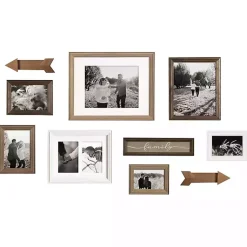 Kirklands Home Brown Arrow 10-pc. Gallery Wall Picture Frame Set Clearance