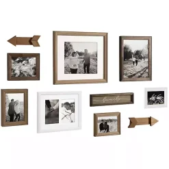 Kirklands Home Brown Arrow 10-pc. Gallery Wall Picture Frame Set Clearance