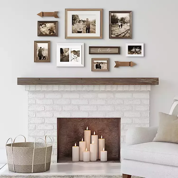 Kirklands Home Brown Arrow 10-pc. Gallery Wall Picture Frame Set Clearance